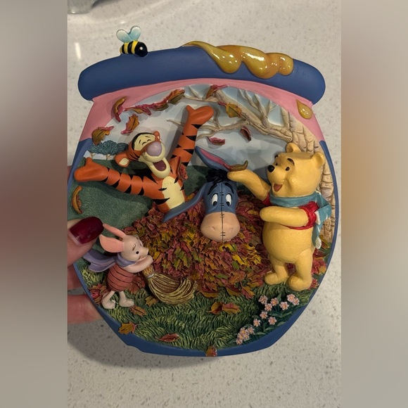 The Bradford Exchange Pooh's Hunny Pot Adventures Plaque - Picture 2 of 6